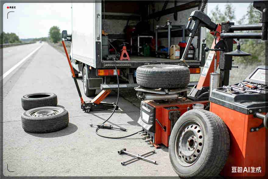 正镶白旗扎胎道路救援-流动补胎