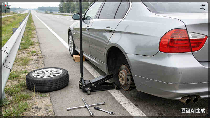 正镶白旗爆胎道路救援-汽车换备胎